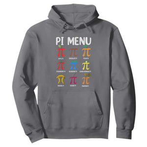 Funny Number Pi Hoodie Pi Menu 3.14 Pi Symbol - Math Teacher Happy Pi Day TS02 Charcoal Print Your Wear