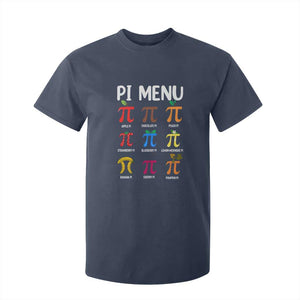 Funny Number Pi T Shirt For Kid Pi Menu 3.14 Pi Symbol - Math Teacher Happy Pi Day TS02 Navy Print Your Wear