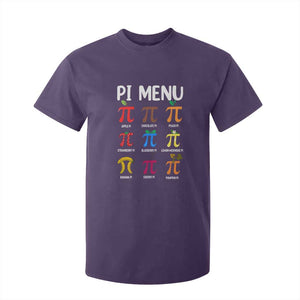 Funny Number Pi T Shirt For Kid Pi Menu 3.14 Pi Symbol - Math Teacher Happy Pi Day TS02 Purple Print Your Wear