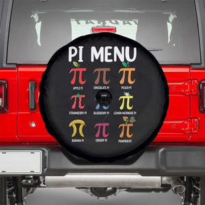 Funny Number Pi Spare Tire Cover Pi Menu 3.14 Pi Symbol - Math Teacher Happy Pi Day TS02 Black Print Your Wear