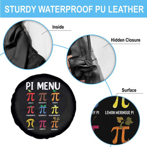 Funny Number Pi Spare Tire Cover Pi Menu 3.14 Pi Symbol - Math Teacher Happy Pi Day TS02 Print Your Wear