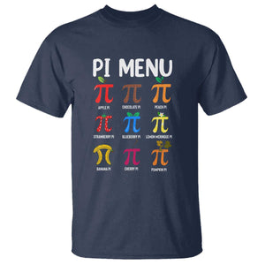 Funny Number Pi T Shirt Pi Menu 3.14 Pi Symbol - Math Teacher Happy Pi Day TS02 Navy Print Your Wear