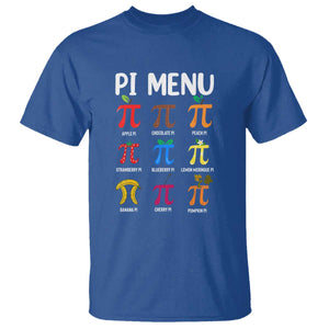Funny Number Pi T Shirt Pi Menu 3.14 Pi Symbol - Math Teacher Happy Pi Day TS02 Royal Blue Print Your Wear