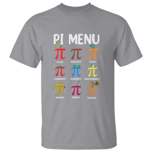 Funny Number Pi T Shirt Pi Menu 3.14 Pi Symbol - Math Teacher Happy Pi Day TS02 Sport Gray Print Your Wear