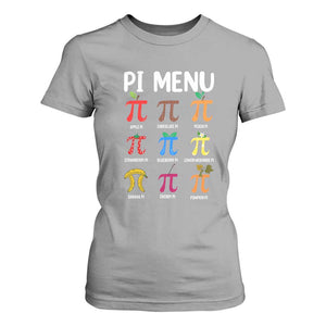 Funny Number Pi T Shirt For Women Pi Menu 3.14 Pi Symbol - Math Teacher Happy Pi Day TS02 Sport Gray Print Your Wear