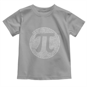 Funny Number Pi Toddler T Shirt Pi 3.14 Pi Number Symbol Math Science Gift TS02 Sport Gray Print Your Wear