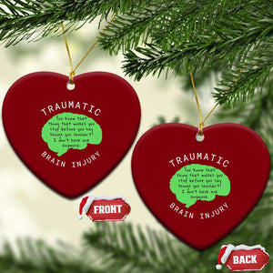 Traumatic Brain Injury Awareness Ceramic Ornament TBI Support TS02 Print Your Wear