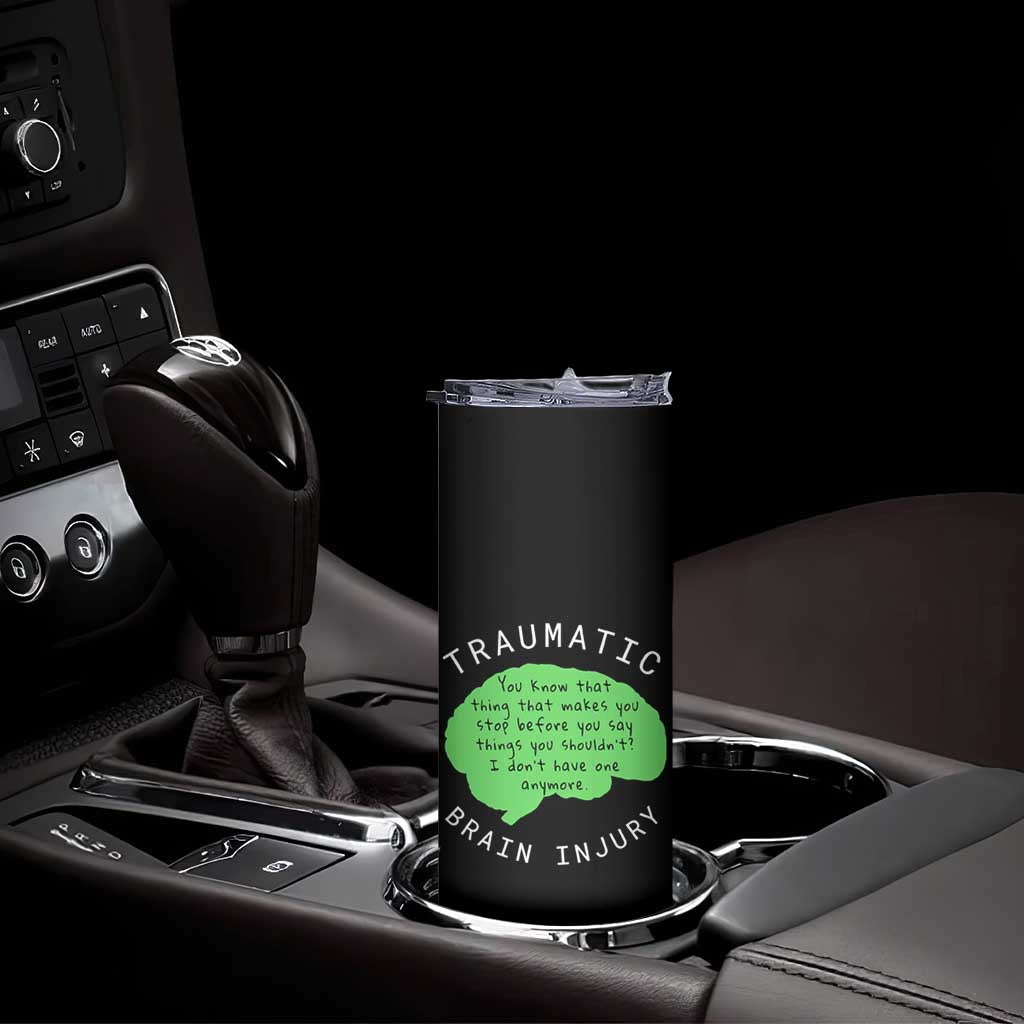 Traumatic Brain Injury Awareness Skinny Tumbler TBI Support TS02 Print Your Wear