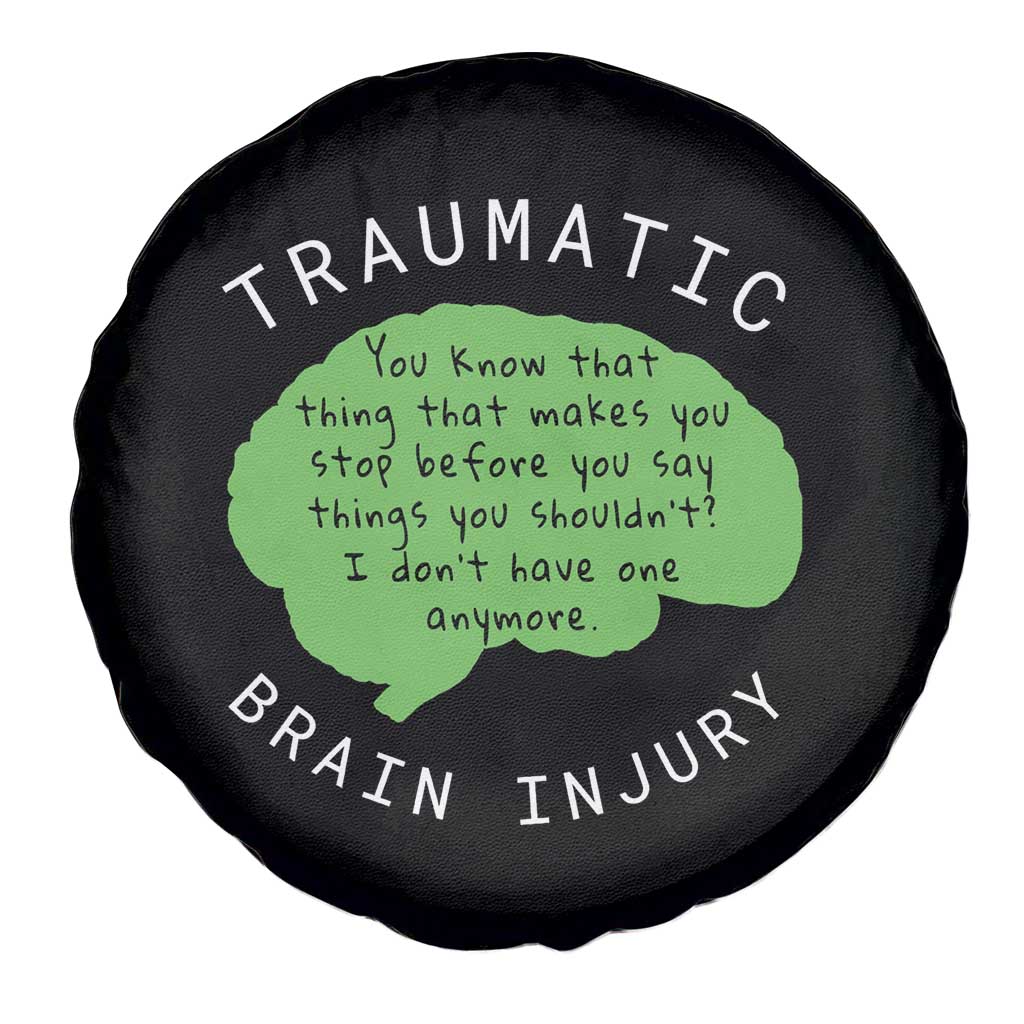 Traumatic Brain Injury Awareness Spare Tire Cover TBI Support TS02 Print Your Wear