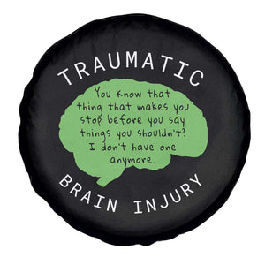 Traumatic Brain Injury Awareness Spare Tire Cover TBI Support TS02 Print Your Wear