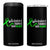 Traumatic Brain Injury Awareness 4 in 1 Can Cooler Tumbler TBI Survivor TS02 One Size: 16 oz Black Print Your Wear