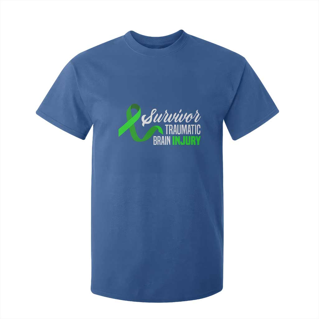 Traumatic Brain Injury Awareness T Shirt For Kid TBI Survivor TS02 Royal Blue Print Your Wear