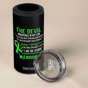 Traumatic Brain Injury Awareness 4 in 1 Can Cooler Tumbler I Am The Storm TBI Warrior TS02 Print Your Wear