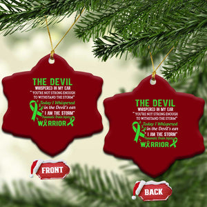 Traumatic Brain Injury Awareness Ceramic Ornament I Am The Storm TBI Warrior TS02 Print Your Wear