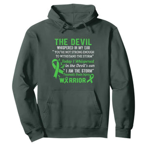Traumatic Brain Injury Awareness Hoodie I Am The Storm TBI Warrior TS02 Dark Forest Green Print Your Wear