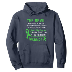 Traumatic Brain Injury Awareness Hoodie I Am The Storm TBI Warrior TS02 Navy Print Your Wear