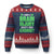 Traumatic Brain Injury Awareness Ugly Christmas Sweater I Have A Brain Injury What's Your Excuse TBI Warrior TS02 Navy Red Print Your Wear