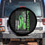 Traumatic Brain Injury Awareness Spare Tire Cover Fight TBI American US Flag TS02 No hole Black Print Your Wear