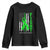 Traumatic Brain Injury Awareness Youth Sweatshirt Fight TBI American US Flag TS02 Black Print Your Wear