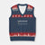 Traumatic Brain Injury Awareness V-Neck Knit Sweater Vest I Would Not Recommend TBI Warrior TS02 Navy Red Print Your Wear