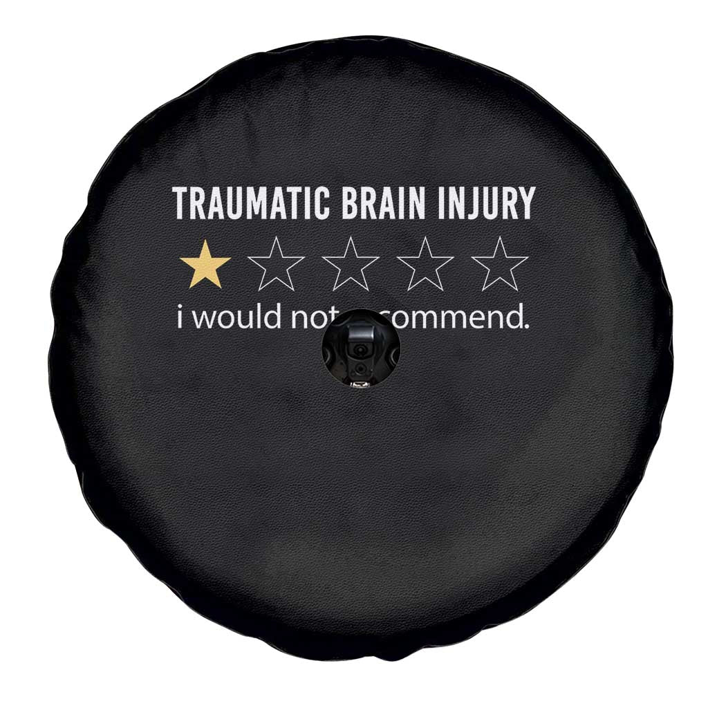 Traumatic Brain Injury Awareness Spare Tire Cover I Would Not Recommend TBI Warrior TS02 Print Your Wear