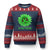Traumatic Brain Injury Awareness Ugly Christmas Sweater TBI We Fight Together Green Sunflower TS02 Navy Red Print Your Wear