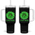 Traumatic Brain Injury Awareness Tumbler With Handle TBI We Fight Together Green Sunflower TS02 One Size: 40 oz Black Print Your Wear