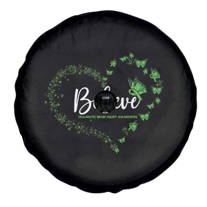 Traumatic Brain Injury Awareness Spare Tire Cover TBI Believe Butterflies TS02 Print Your Wear