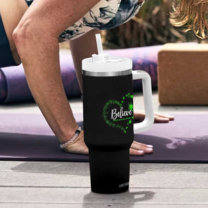 Traumatic Brain Injury Awareness Tumbler With Handle TBI Believe Butterflies TS02 Print Your Wear