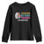 Traumatic Brain Injury Awareness Youth Sweatshirt Thriving Beyond Trauma TBI Survivor TS02 Black Print Your Wear