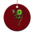 Traumatic Brain Injury Awareness Ceramic Ornament Sunflower Hummingbird TS02 1pc Red Print Your Wear