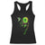 Traumatic Brain Injury Awareness Racerback Tank Top Sunflower Hummingbird TS02 Black Print Your Wear