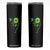 Traumatic Brain Injury Awareness Skinny Tumbler Sunflower Hummingbird TS02 Black Print Your Wear