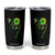 Traumatic Brain Injury Awareness Tumbler Cup Sunflower Hummingbird TS02 Black Print Your Wear