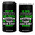 Traumatic Brain Injury Awareness 4 in 1 Can Cooler Tumbler TBI Warrior I Am The Storm TS02 One Size: 16 oz Black Print Your Wear