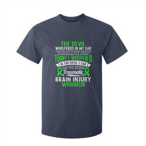 Traumatic Brain Injury Awareness T Shirt For Kid TBI Warrior I Am The Storm TS02 Navy Print Your Wear