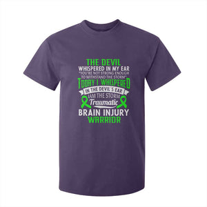 Traumatic Brain Injury Awareness T Shirt For Kid TBI Warrior I Am The Storm TS02 Purple Print Your Wear