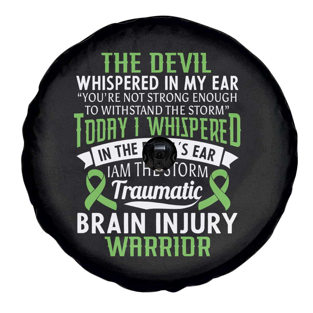 Traumatic Brain Injury Awareness Spare Tire Cover TBI Warrior I Am The Storm TS02 Print Your Wear