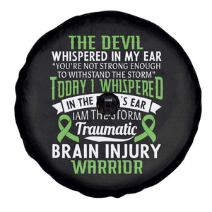 Traumatic Brain Injury Awareness Spare Tire Cover TBI Warrior I Am The Storm TS02 Print Your Wear