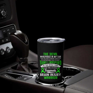 Traumatic Brain Injury Awareness Tumbler Cup TBI Warrior I Am The Storm TS02 Print Your Wear
