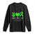 Traumatic Brain Injury Awareness Long Sleeve Shirt Peace Love Cure TBI Warrior TS02 Black Print Your Wear