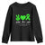 Traumatic Brain Injury Awareness Youth Sweatshirt Peace Love Cure TBI Warrior TS02 Black Print Your Wear