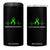Traumatic Brain Injury Awareness 4 in 1 Can Cooler Tumbler TBI Warrior Heartbeat Green Ribbon TS02 One Size: 16 oz Black Print Your Wear