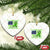 Traumatic Brain Injury Awareness Ceramic Ornament Not All Wounds Are Visible TBI Warrior American Flag TS02 Print Your Wear