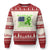 Traumatic Brain Injury Awareness Ugly Christmas Sweater Not All Wounds Are Visible TBI Warrior American Flag TS02 Beige Red Print Your Wear