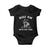 Autism Racoon Cowboy Baby Onesie Rizz Em With The Tism TS02 Black Print Your Wear