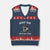 Autism Racoon Cowboy V-Neck Knit Sweater Vest Rizz Em With The Tism TS02 Navy Red Print Your Wear