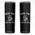 Autism Racoon Cowboy Skinny Tumbler Rizz Em With The Tism TS02 Black Print Your Wear