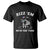 Autism Racoon Cowboy T Shirt Rizz Em With The Tism TS02 Black Print Your Wear