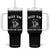 Autism Racoon Cowboy Tumbler With Handle Rizz Em With The Tism TS02 One Size: 40 oz Black Print Your Wear